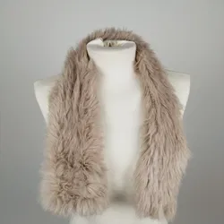 Kurzer Schal im Pelz-Look - ca. 80cm lang - Bild 2