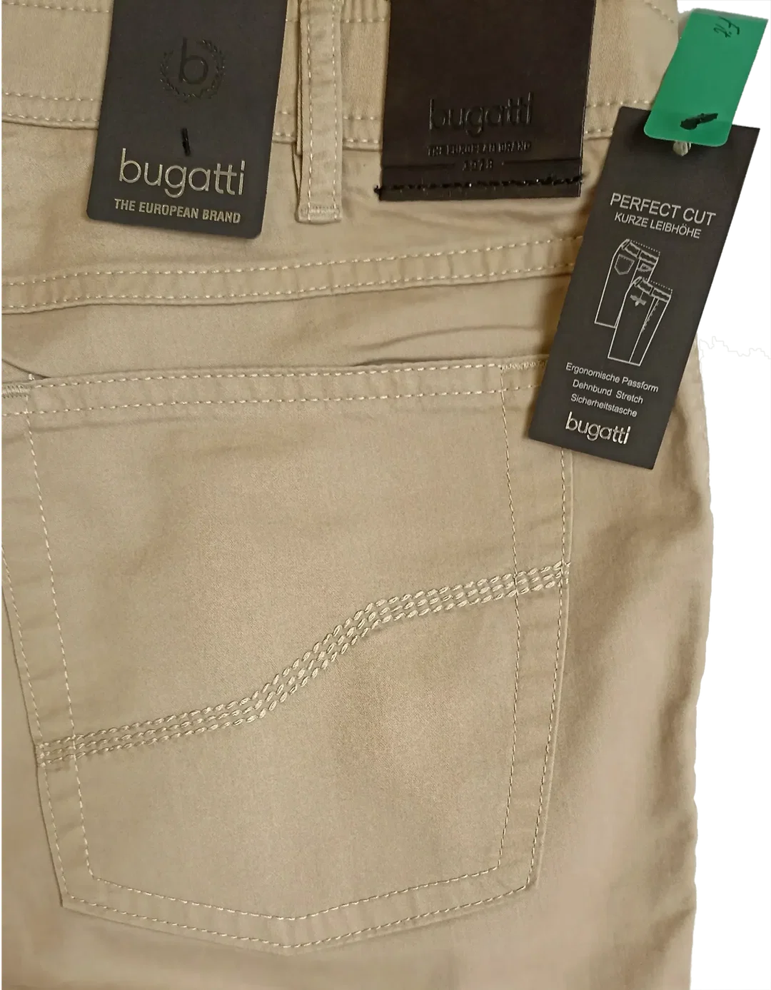 Bugatti Herren Jeans beige Gr. 27 – Bild 3