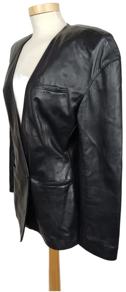 Trussardi Damen Leder Sakko Blazer - XL/42 - Bild 4