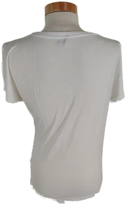 Only T-Shirt mit Pailletten, weiß, Größe M - Bild 4