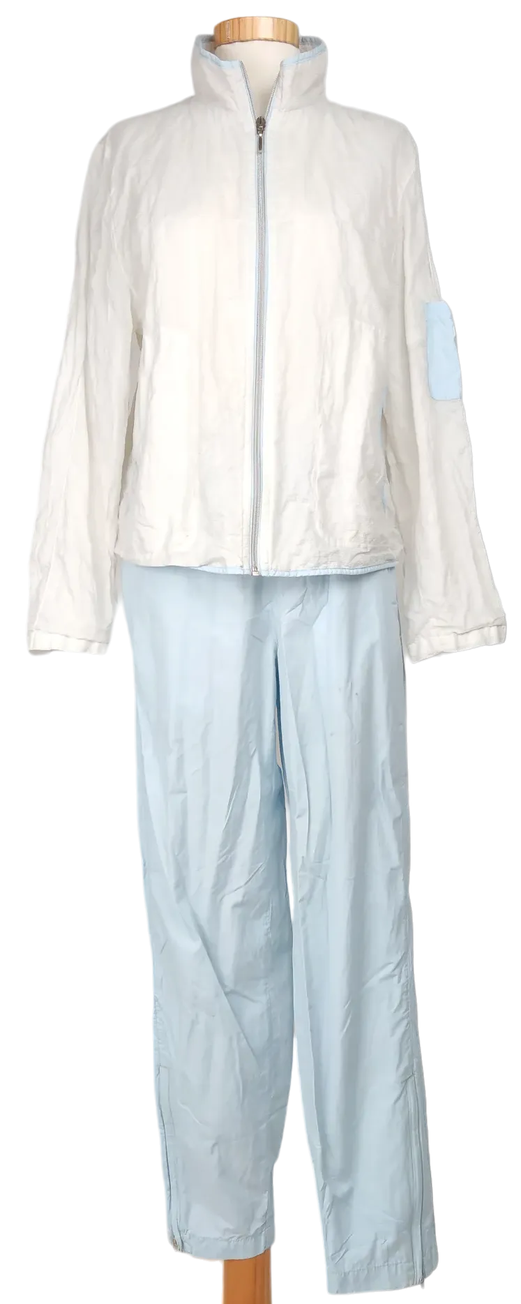 Luhta Sport Damen Trainingsanzug, weiß/blau - Gr. S  - Bild 4