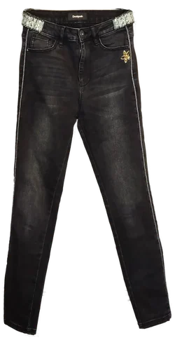 Desigual Damen Jeans schwarz Gr. 26 - Bild 1