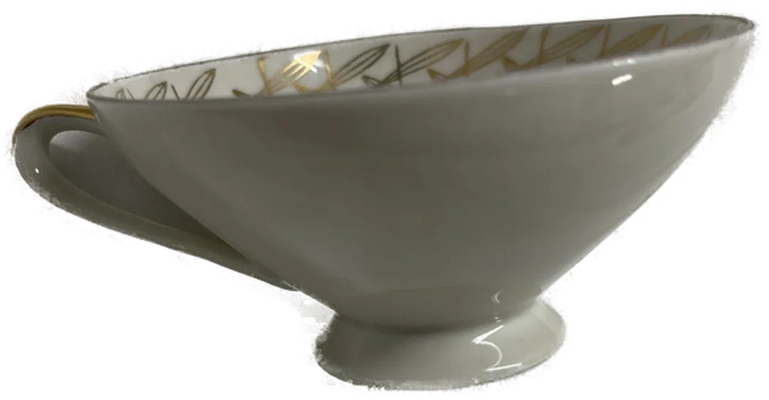 Vintage Sammeltasse mit grafischem Design - 10,5 x 5 cm - Gute Qualität – Bild 2