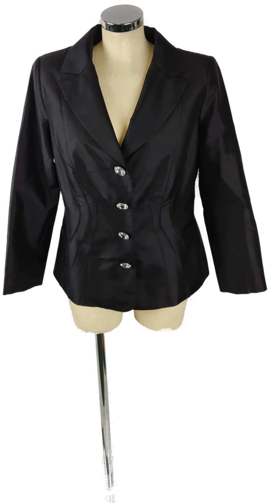 Eleganter Blazer Sarissa Silk Thailand Strass-Knöpfe | Abendlicher Glanz Größe 44 – Bild 11