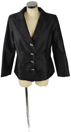 Eleganter Blazer Sarissa Silk Thailand Strass-Knöpfe | Abendlicher Glanz - Bild 14