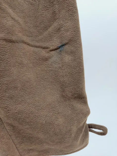 Kinder Trachtenhose "Lederhosenstyle", dreiviertellang mit Gummizugbund, braun mit Knöpfen, Größe 128 – Bild 5