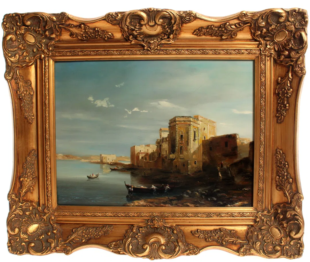 Bild Ölgemälde mit Rahmen 