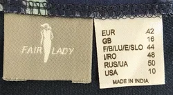 FairLady Dreiviertel Bluse gemustert Gr. L - Bild 3