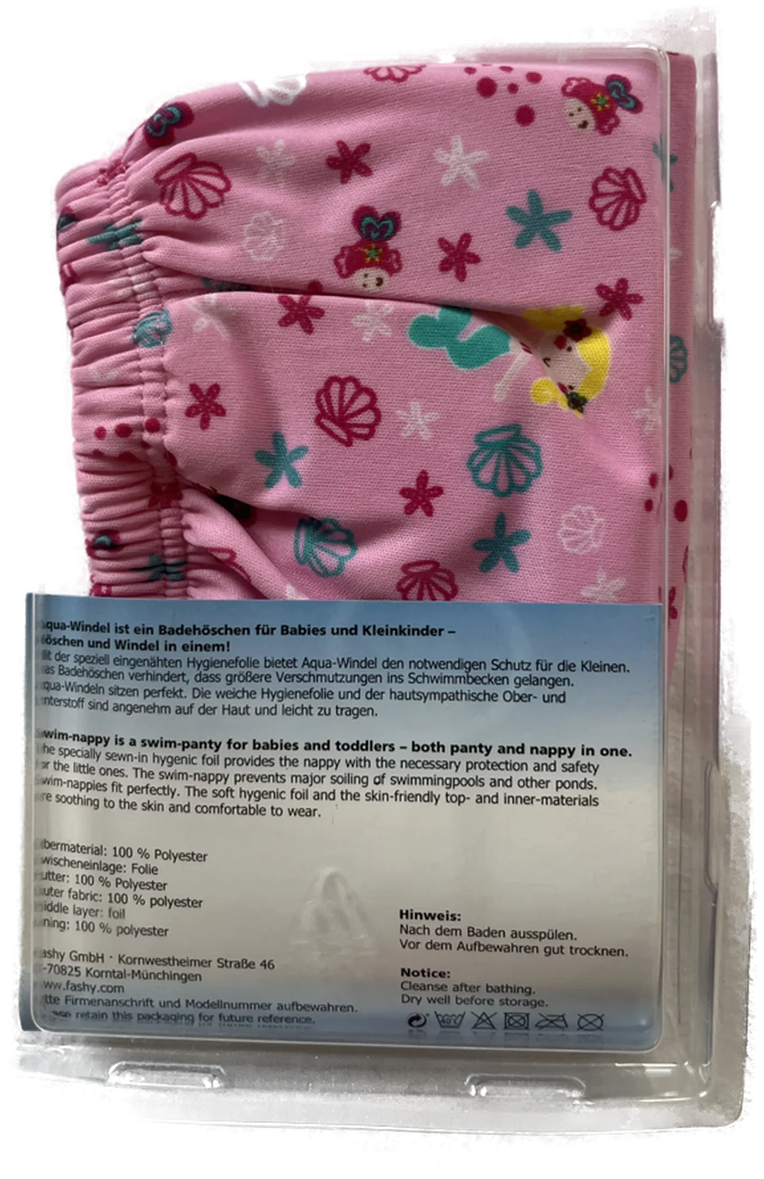 FASHY BABY Badewindelhose Gr. 98/104 (XL) - Sommer-Muster - Neu – Bild 2