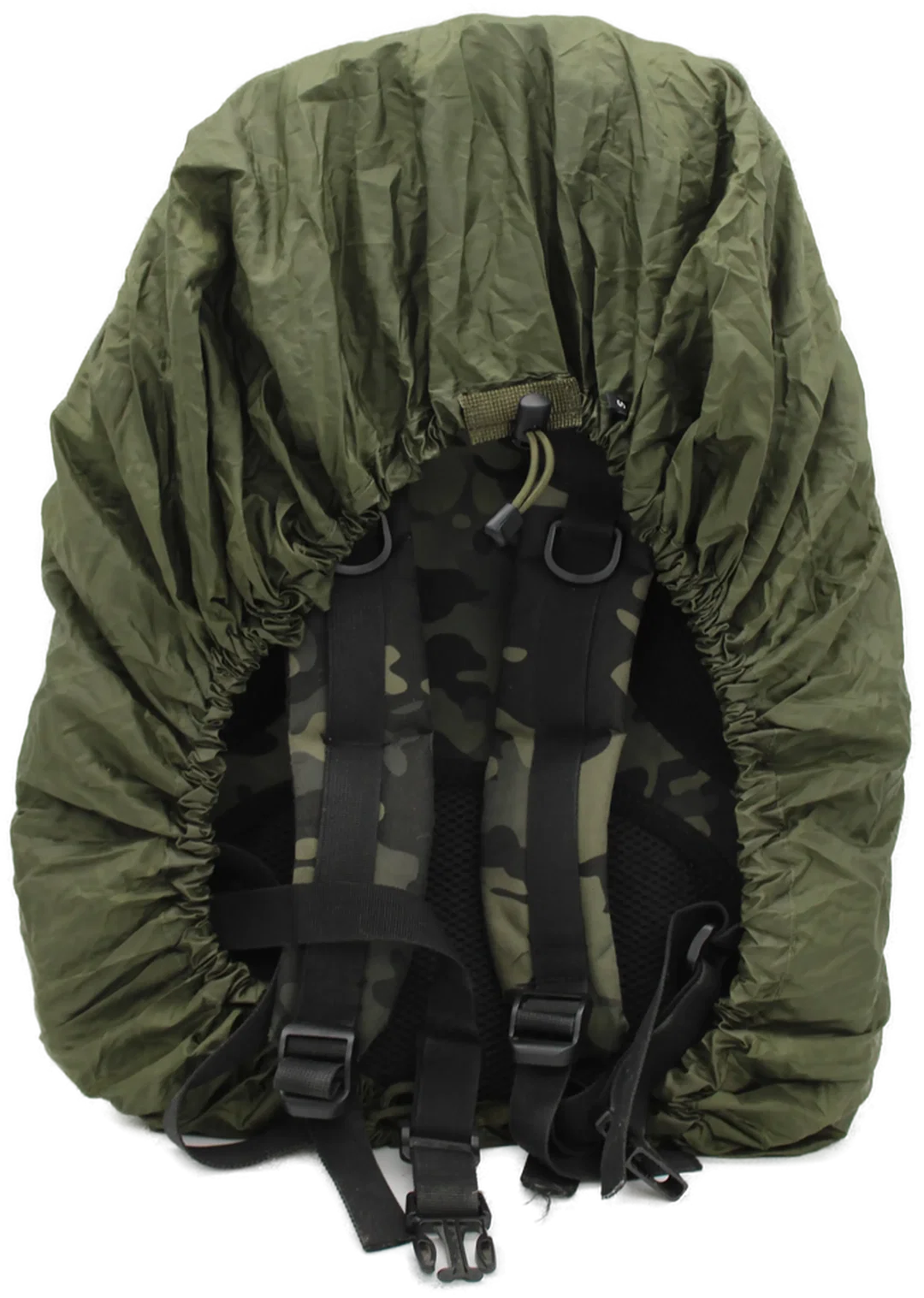 Tasmanian Tiger Regenschutz für Rucksack – olivgrün, wasserabweisend, elastisch – Bild 4