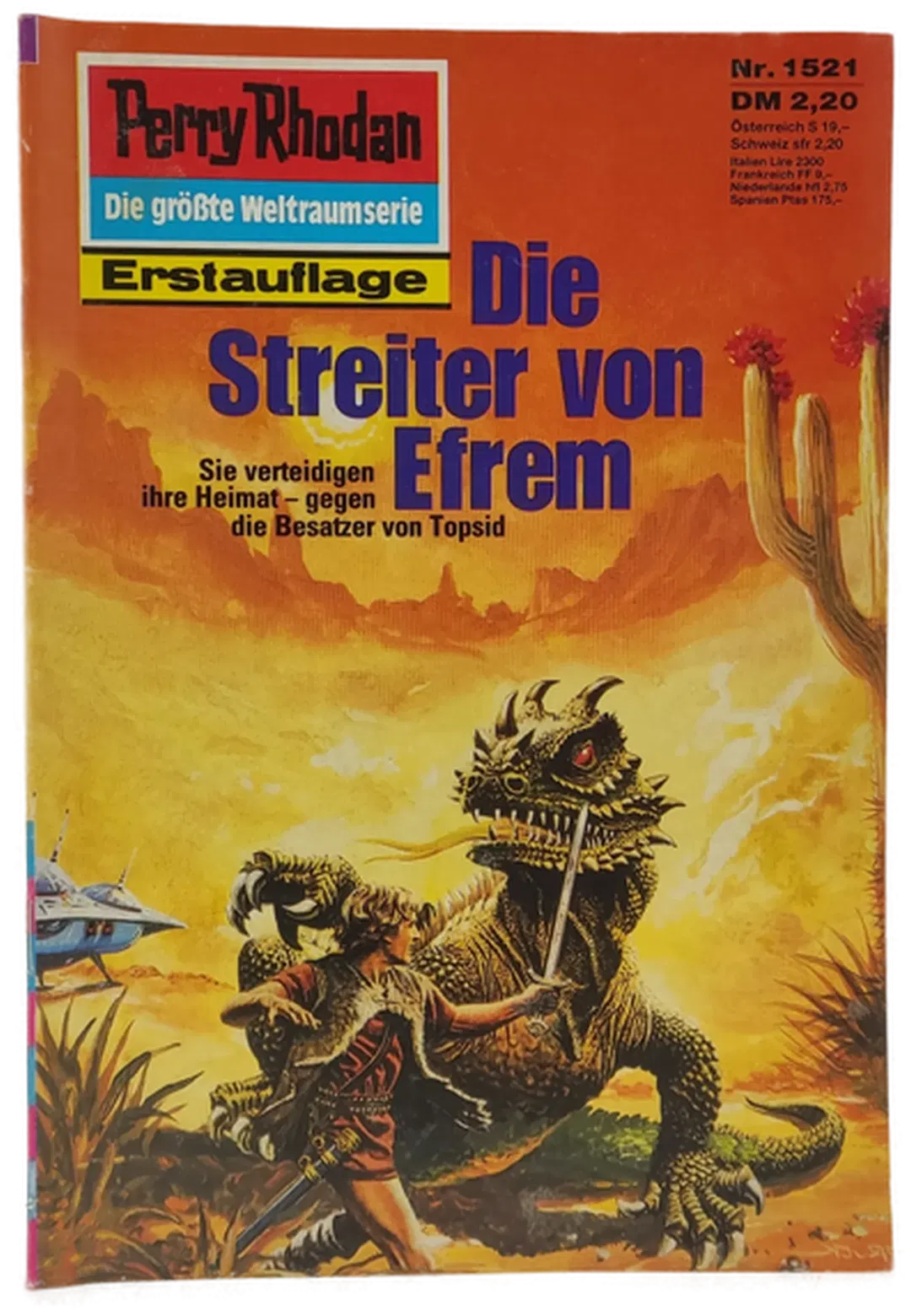 Romanheft Perry Rhodan Die Streiter von Efrem Erstauflage Nr. 1521 - Bild 2