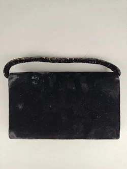 Abendtasche aus Samt mit Zardozi Stickerei - Bild 2