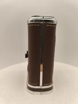 Leniere, Wecker mit Lederhülle, Deko, Retro, Vintage, Midcentury - Bild 3