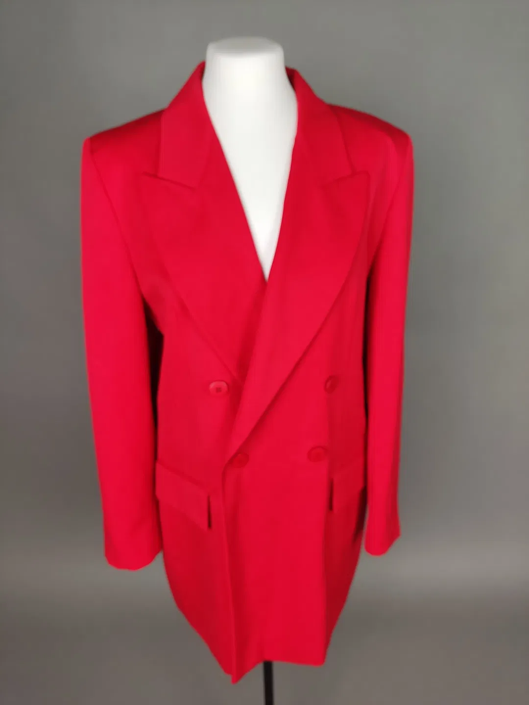 Fürnkranz Damensakko rot aus Schurwolle - L / 40 - Bild 4