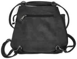 Michael Giss Damen Handtasche Citybag schwarz Made in Italy - Bild 3