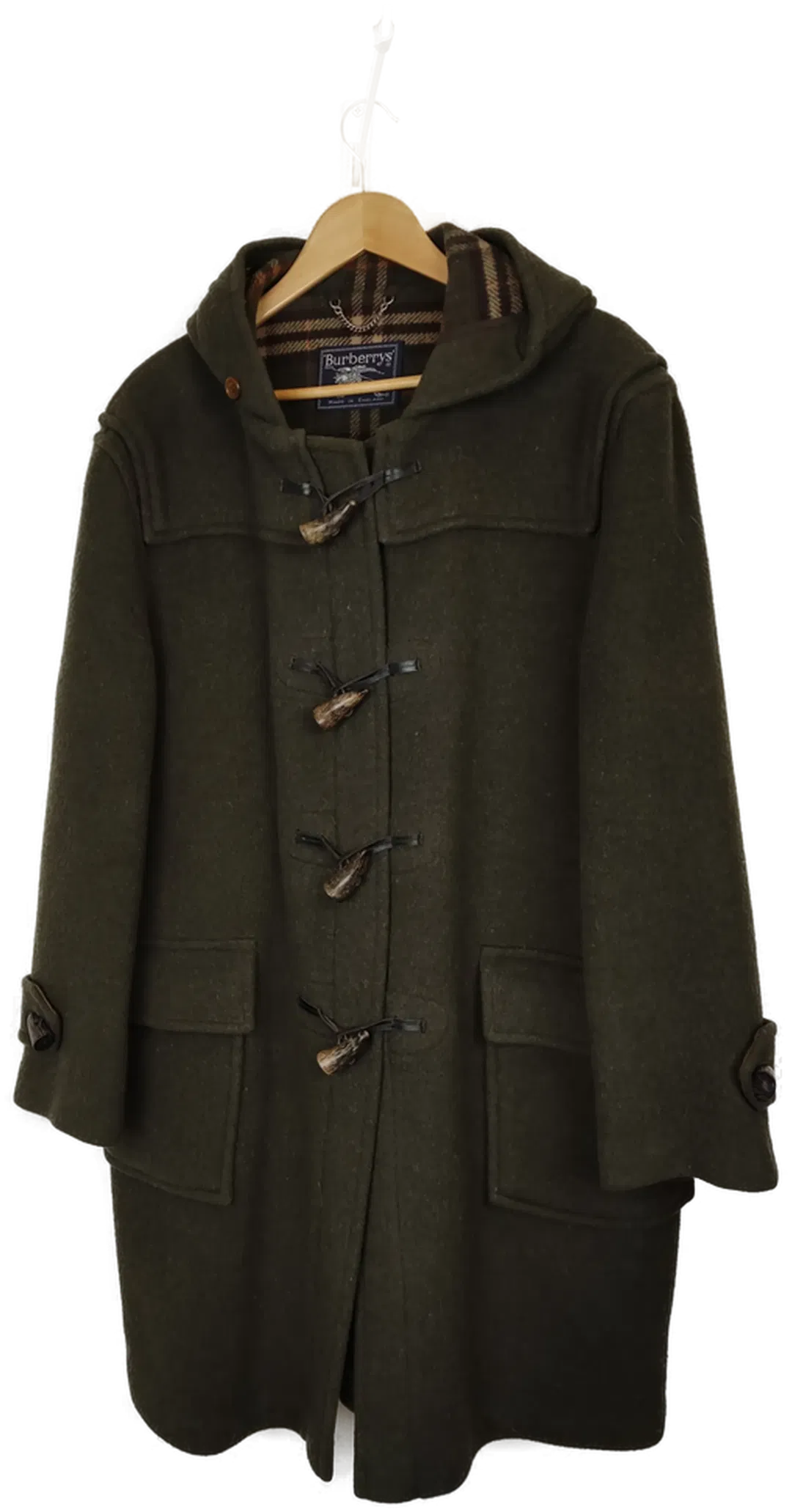 Burberrys Damen Dufflecoat grün  - Bild 4