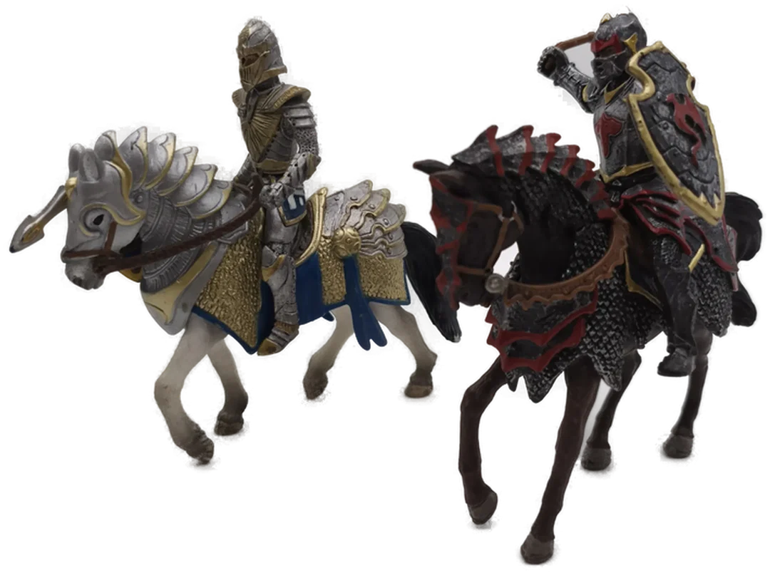 Schleich Set, 2 Ritter mit Pferd – Bild 1