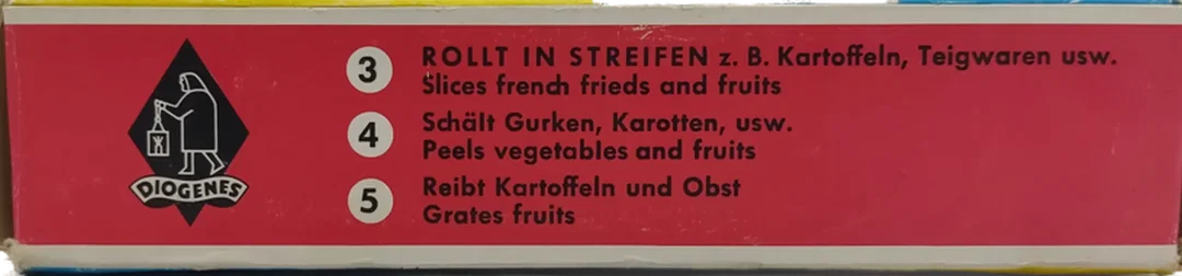 Küchen-Robot Diogenes Hobel & Schneideroller (DDR) – Bild 3