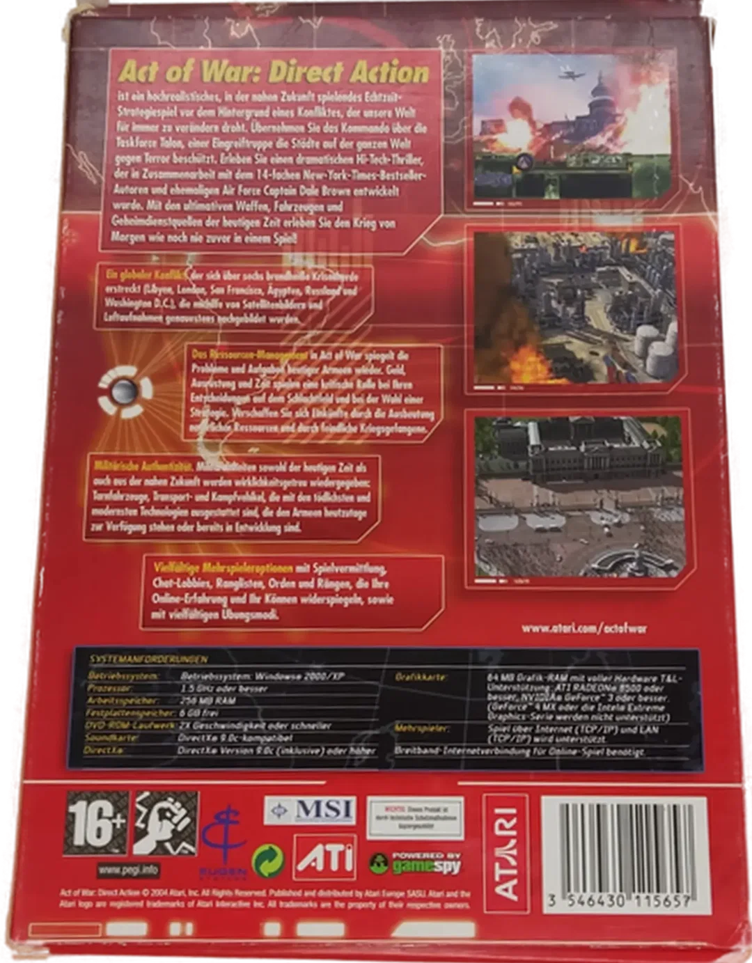 PC Game DVD-ROM Act of War Direct Action – Bild 3