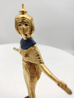 Goldener Selket Porzellan & Zertifikat von Franklin Mint | Limitierte Rarität - Bild 5