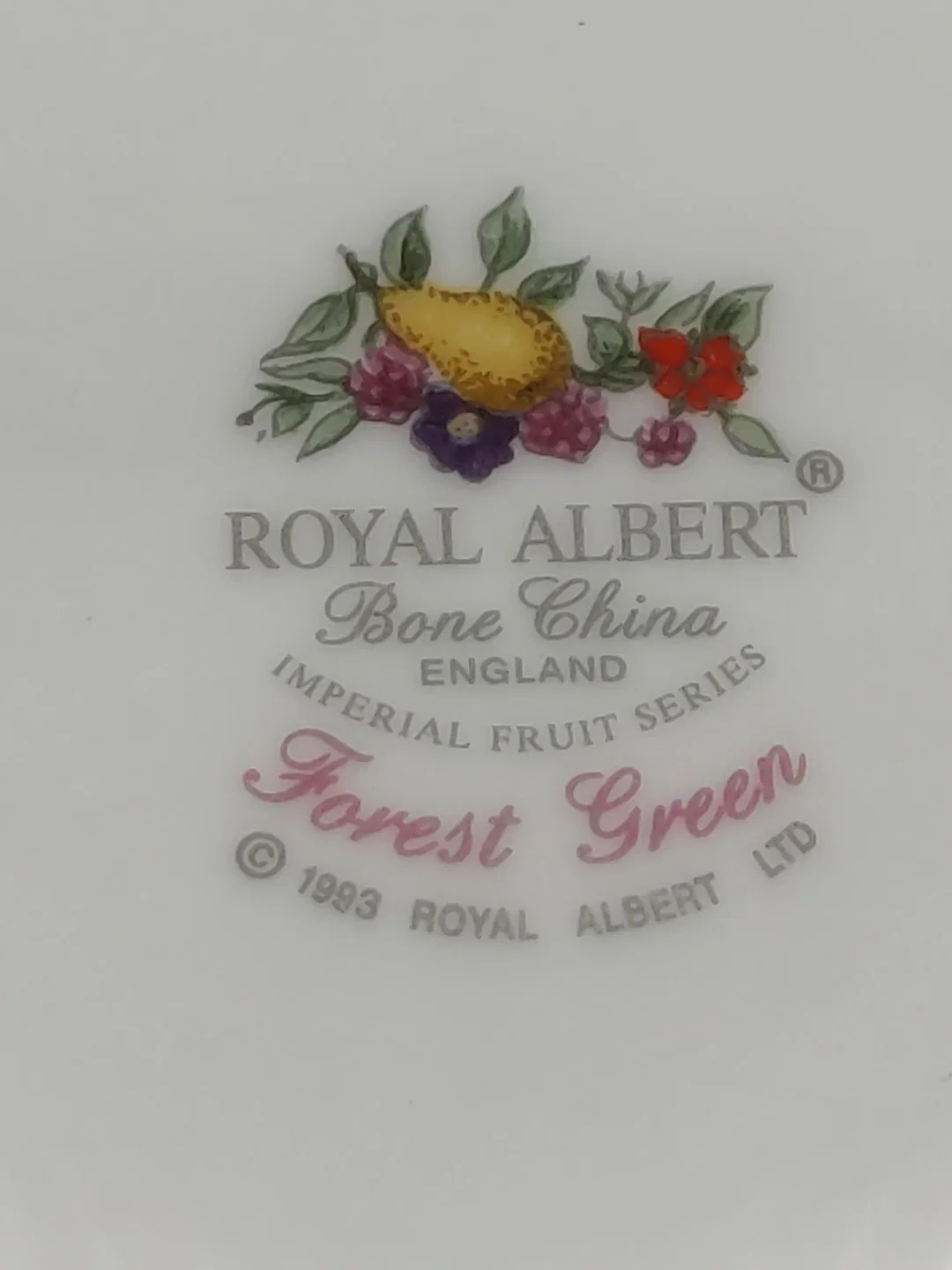 Royal Albert - 6x Tee-/Kaffeetassen 'England Fruit Series' – Bild 8