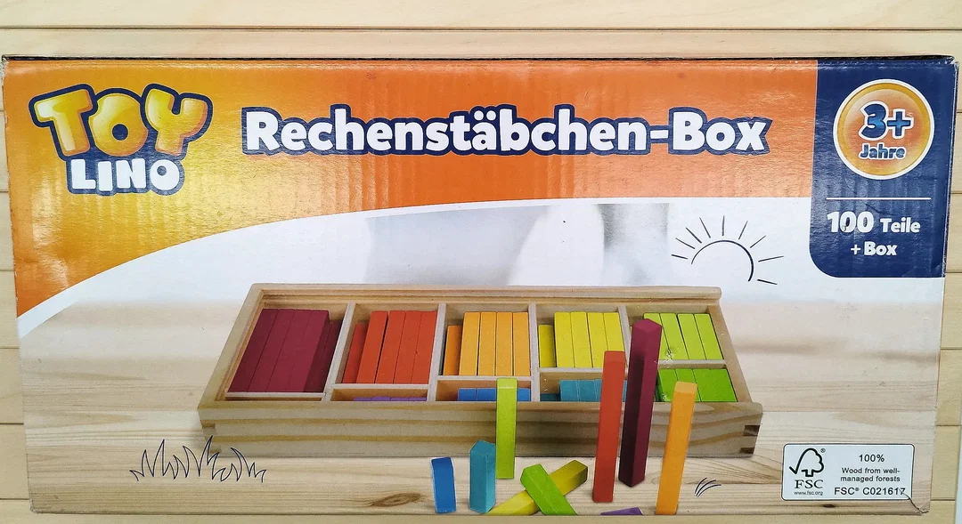 Rechenstäbchen Toylino Holz | Spielend Zahlen Entdecken – Bild 1