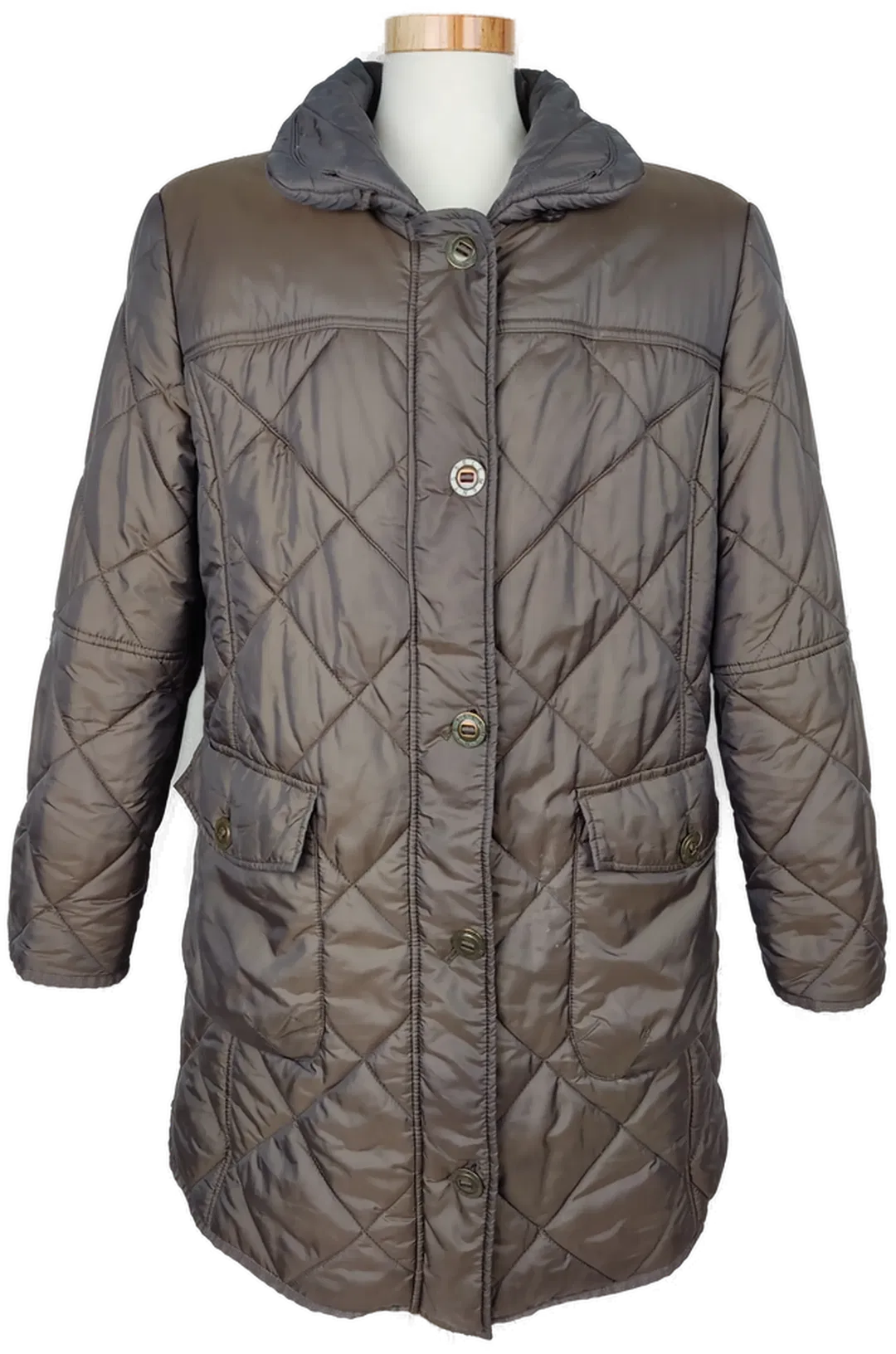 Lebek Damen Wintermantel, braun - Gr. XXXL - Bild 4