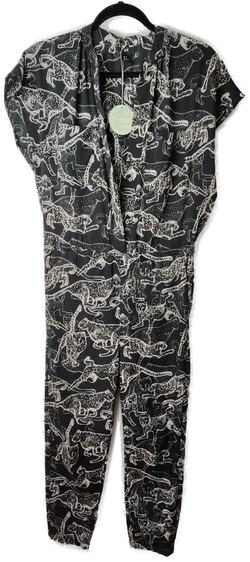 Damen-Jumpsuit von H&M in Schwarz mit Muster | Einzelstück – Vorschau 1