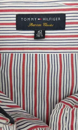 Tommy Hilfiger Herren Hemd gestreift Gr. 42 - Bild 4