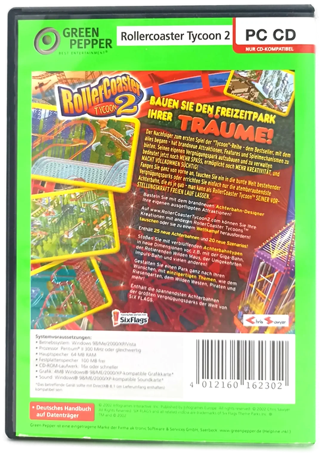 PC CD-ROM "Rollercoaster Tycoon 2" – Bild 2