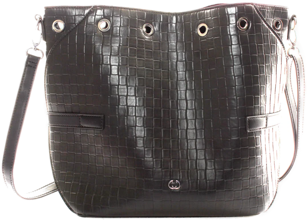 GERRY WEBER Handtasche grau – Kroko-Optik – Umhängetasche mit Schulterriemen – Bild 3