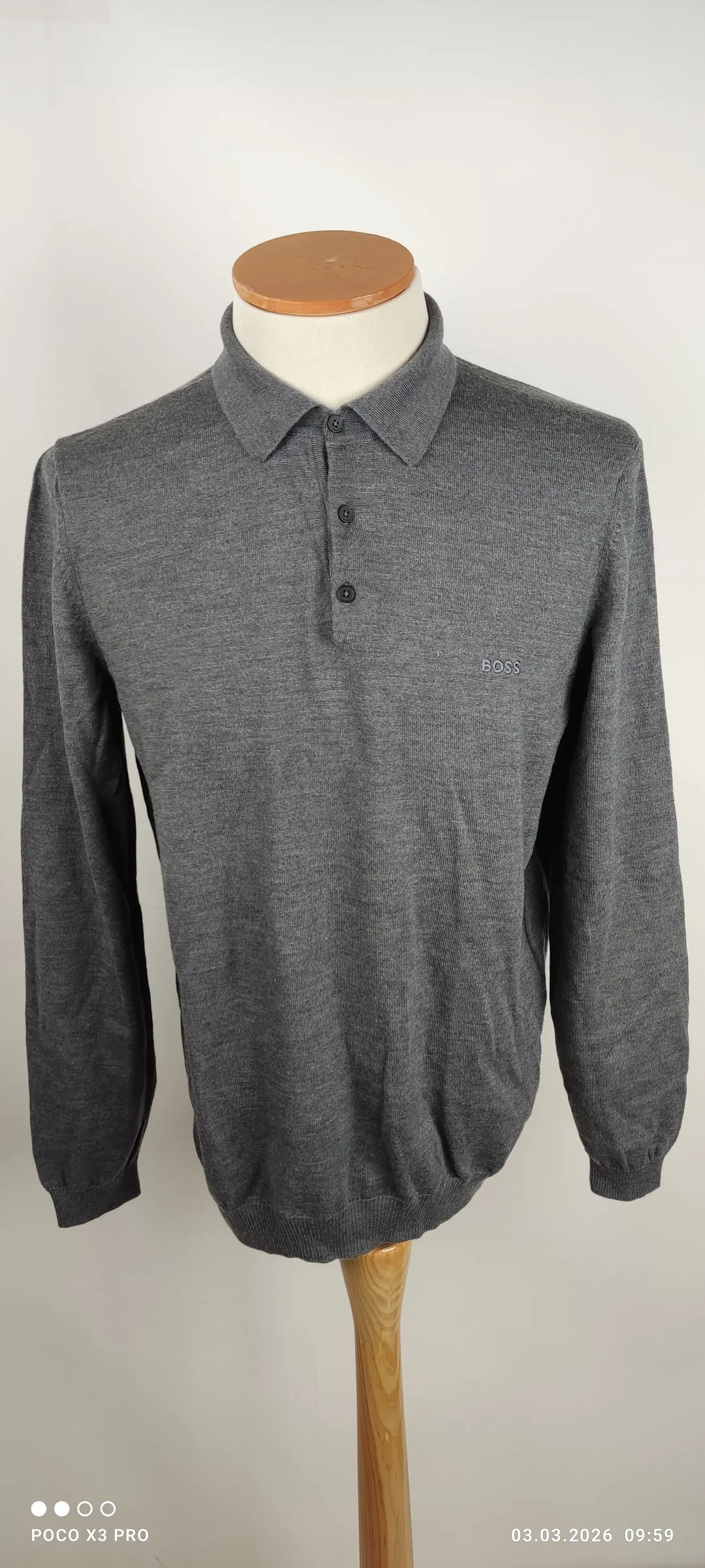 Boss Bono Herren Poloshirt Wolle XL | Premium-Klassiker - Bild 1