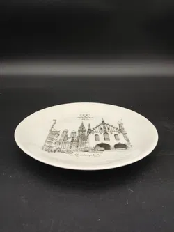 Vintage-Wandteller der Marke Uhlenhorst - Marienplatz München 1972 - Bild 2