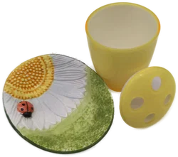 Badezimmer-Set, Zahnbürstenhalter und Seifenschale Marienkäfer – Vorschau 3