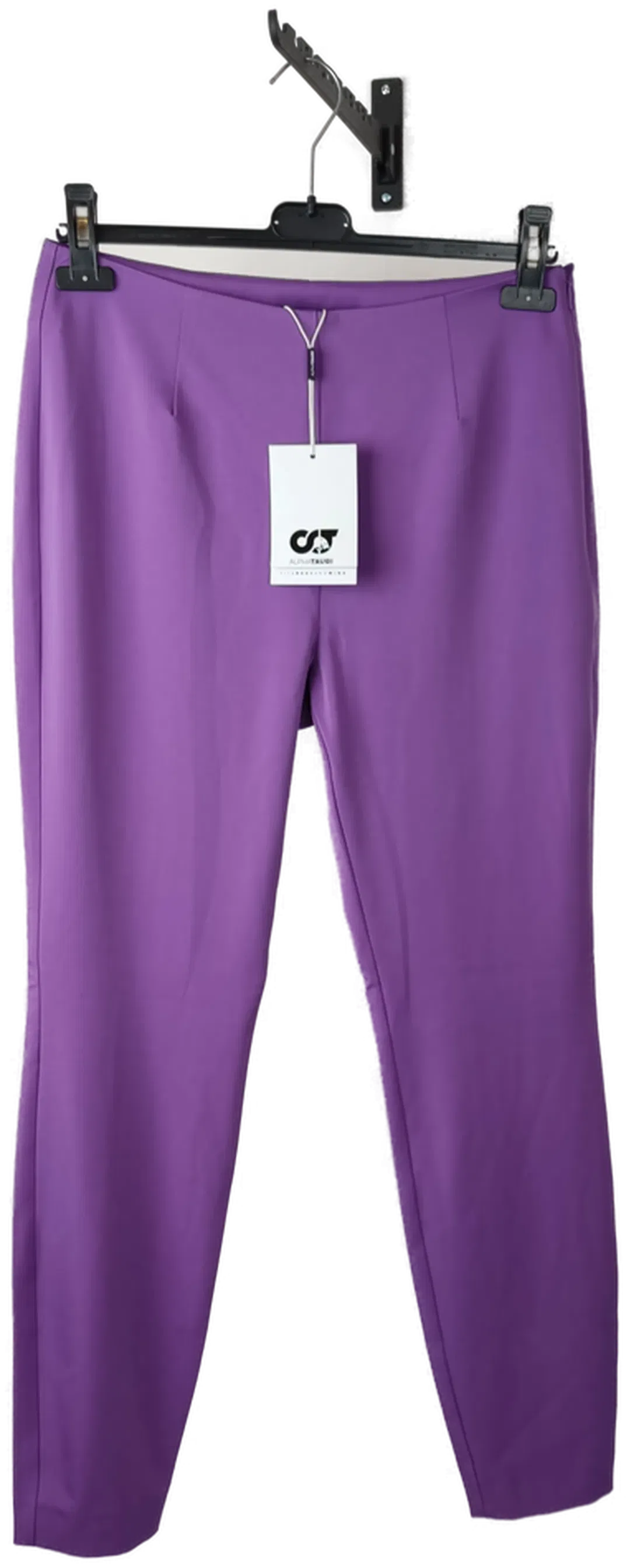 AlphaTauri Slim Fit Stretch Damen Hose lila neu - L/40 - Bild 1