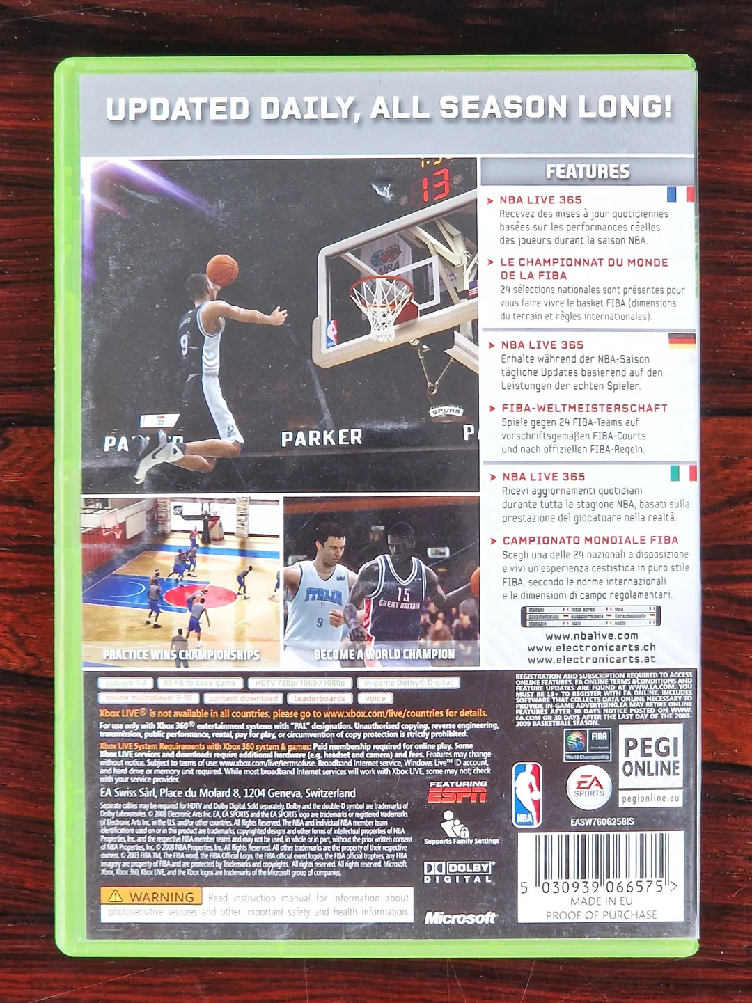 EA Sports NBA Live 09 - Xbox 360 - Spiel – Bild 2