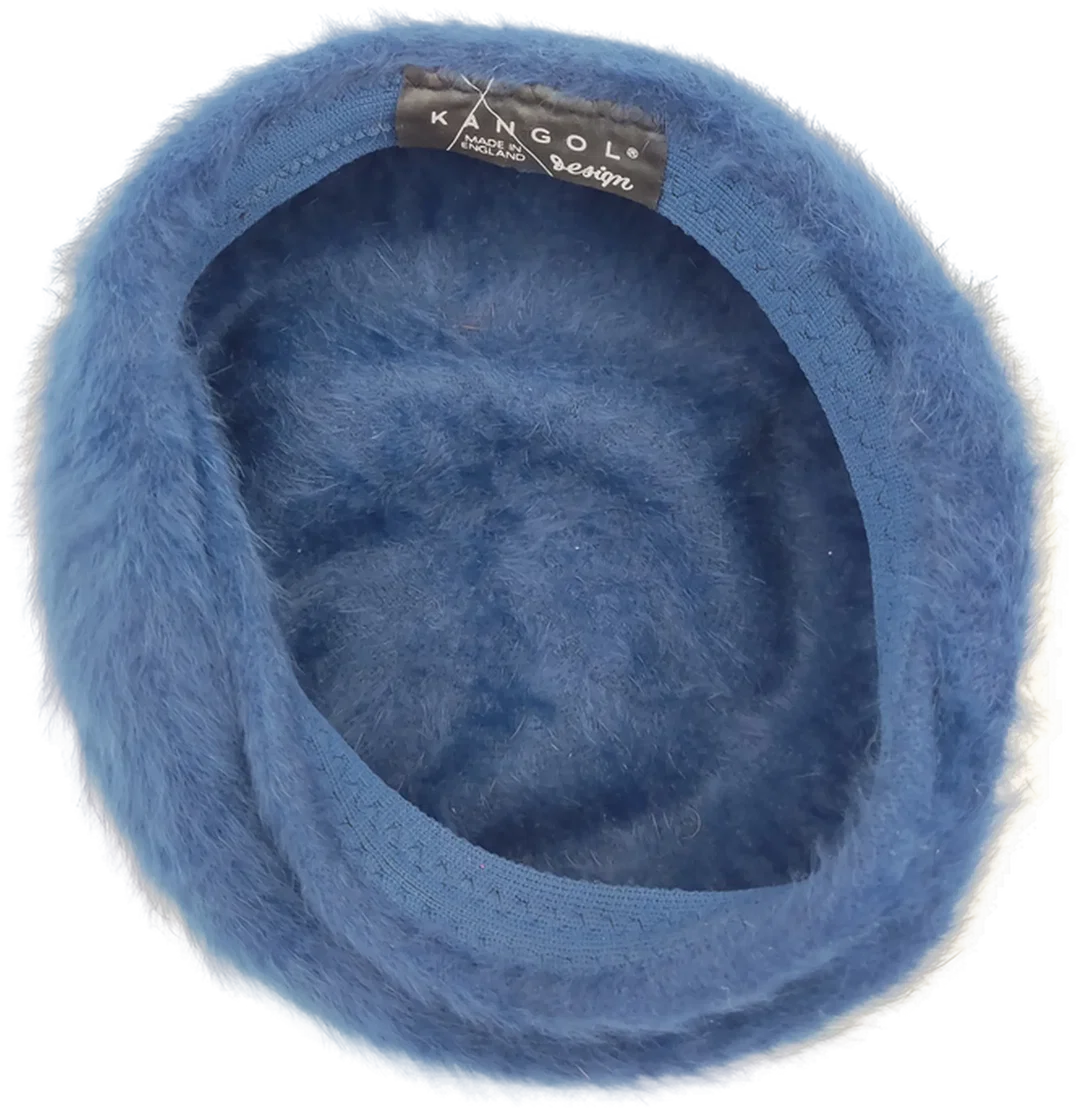 Kunstpelzmütze 'Kangol Design', blau  – Bild 5