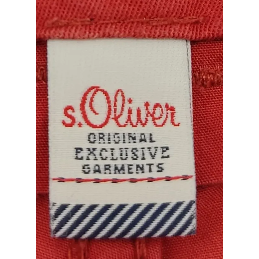 s. Oliver Herren Bermuda rot - Gr. XL – Bild 4