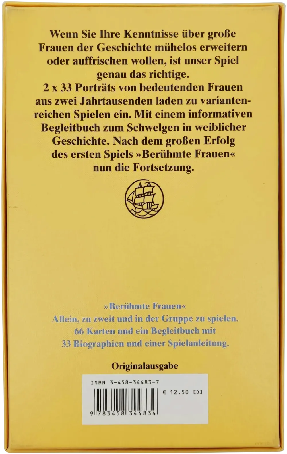 Spiel "Berühmte Frauen - Ein Spiel" (Die Fortsetzung) – Bild 2