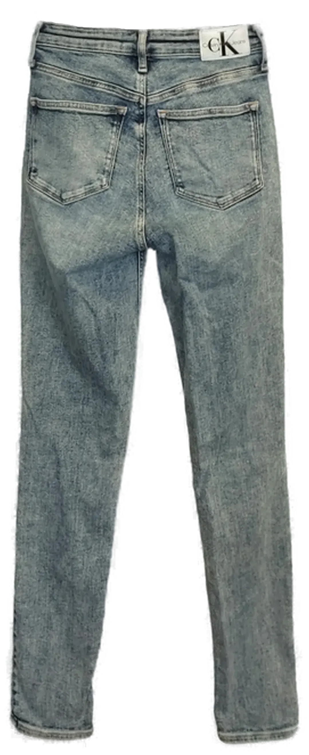 Calvin Klein Damen High Rise Skinny Jeans hellblau Gr. W28 X L32 – Bild 2