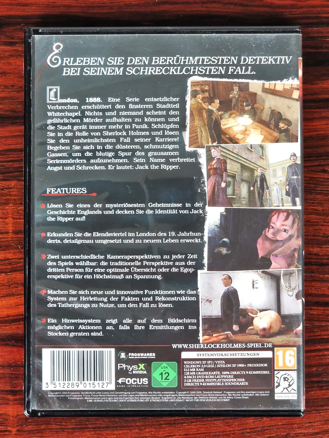 Sherlock Holmes jagt Jack the Ripper - PC-Spiel - DVD-ROM – Bild 2