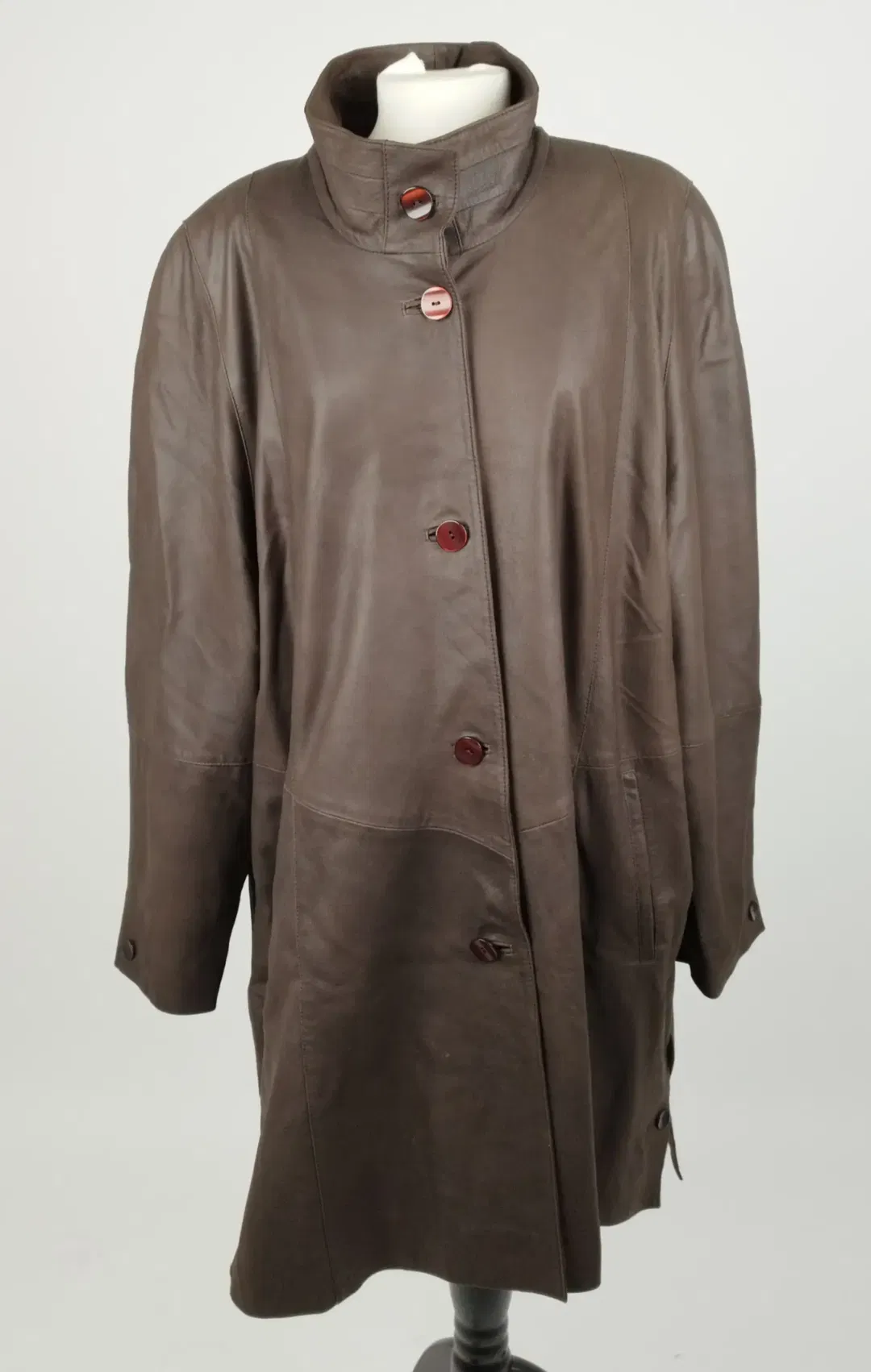 BY PIERO Leathers Mantel - Gr. 44 / 100% Leder, Futter 100% Polyester - Bild 1