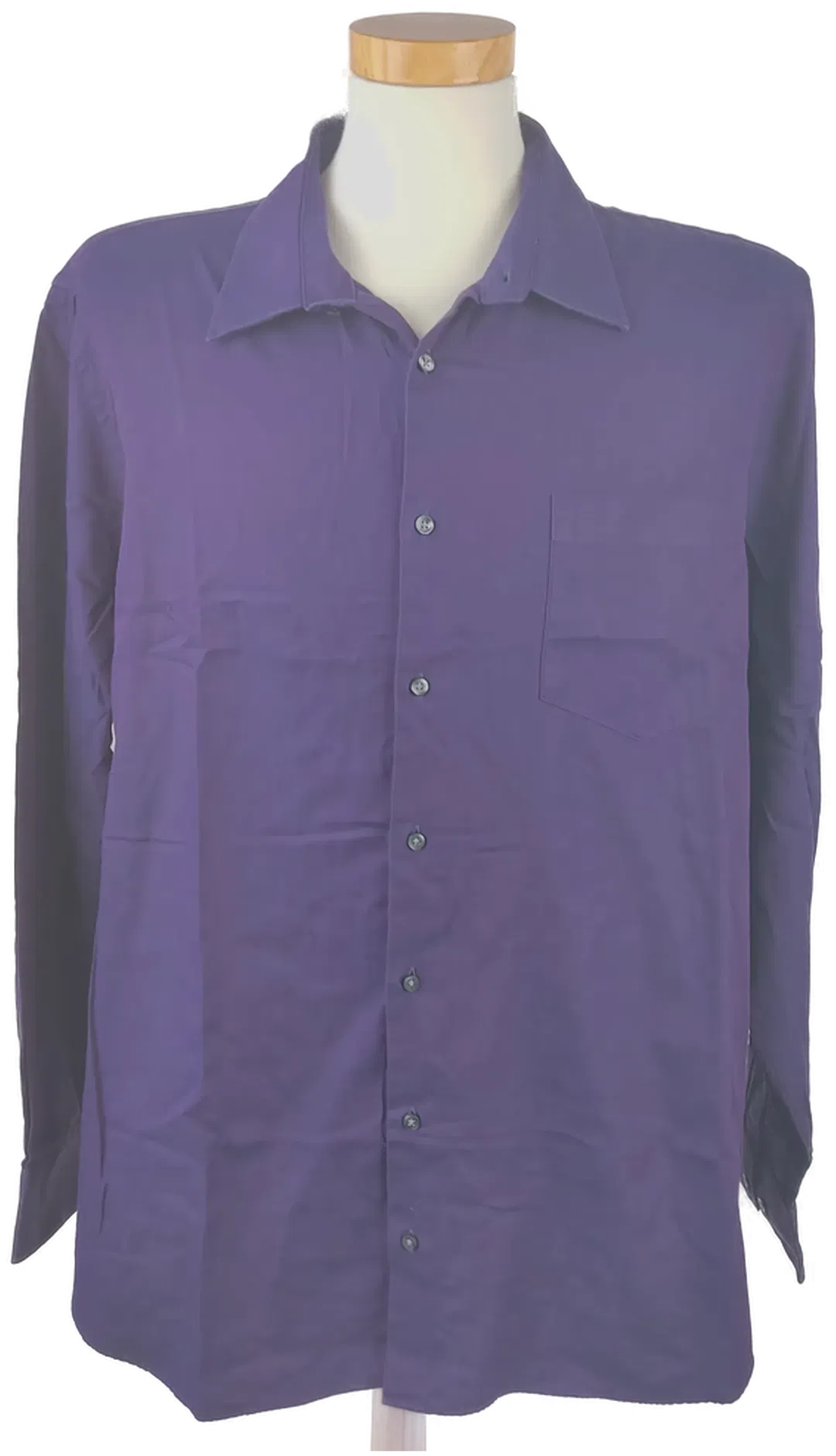 CANDA von C&A - Herrenhemd langarm - violett - Gr. XXL 45/46 - Bild 4