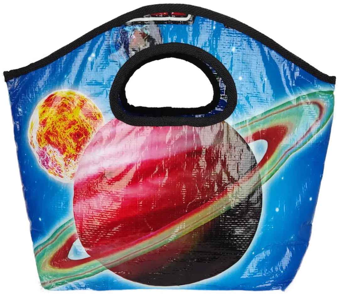 Rebagz Upcycling Damen Tragetasche bunt - Bild 4