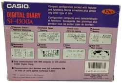 CASIO Digital Diary SF-4300A - 32KB / Made in Taiwan - Bild 5