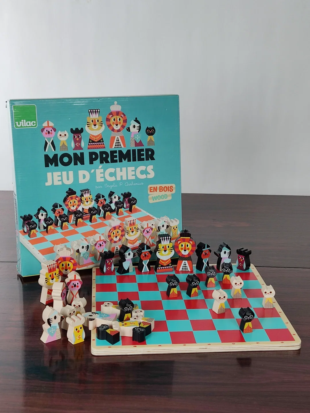 MON PREMIER JEU D´ÉCHECS - Schachspiel aus Holz für Kinder - vilac – Bild 1