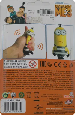 Minions Figur mit Sound – Despicable Me 3 – Simba Toys – OVP - Bild 3