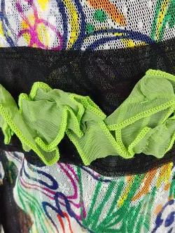 FLAMM Damen Zweiteiler Bunt gemustert - L/40 - Bild 4