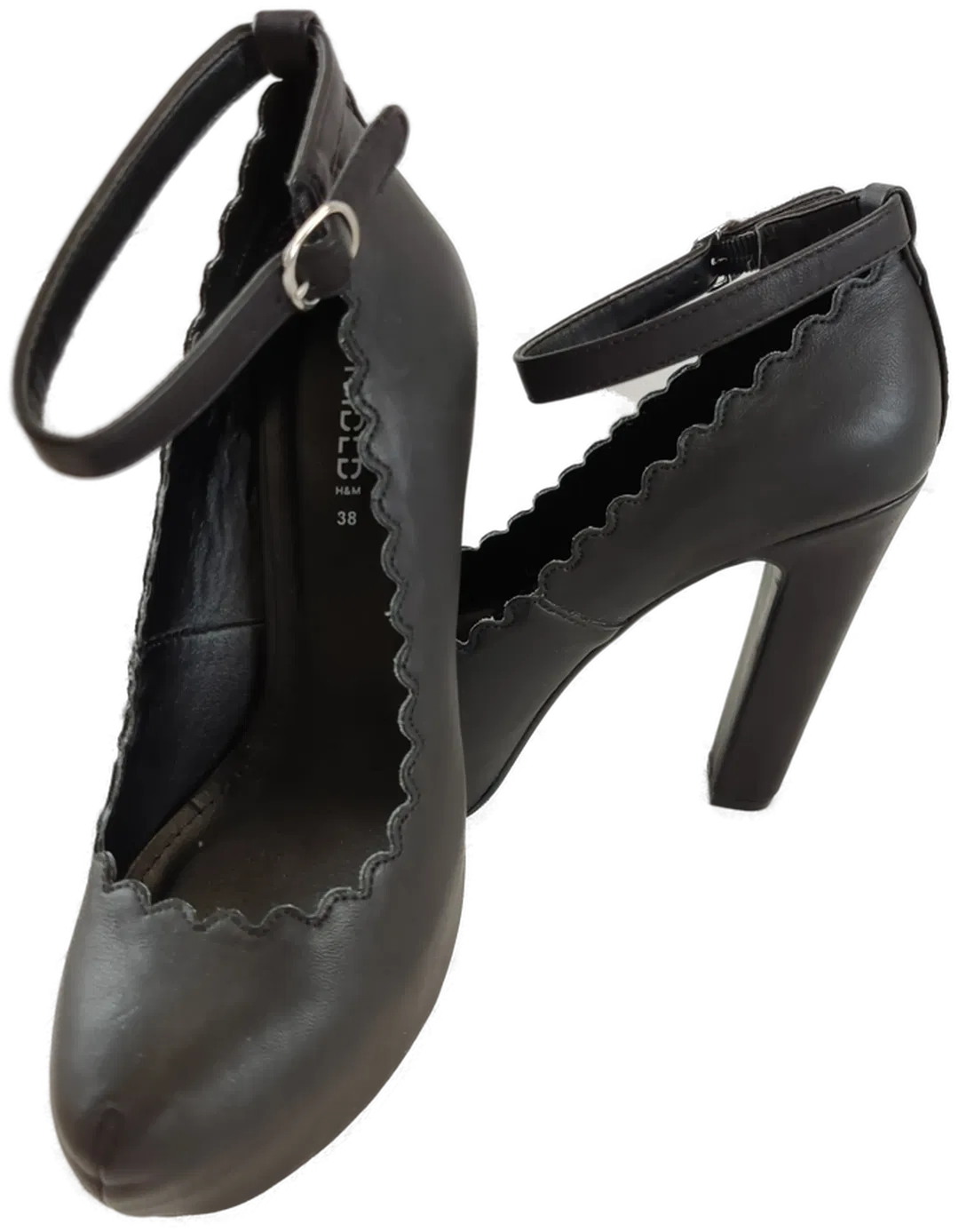 Schwarze Plateau High Heels  - Bild 1