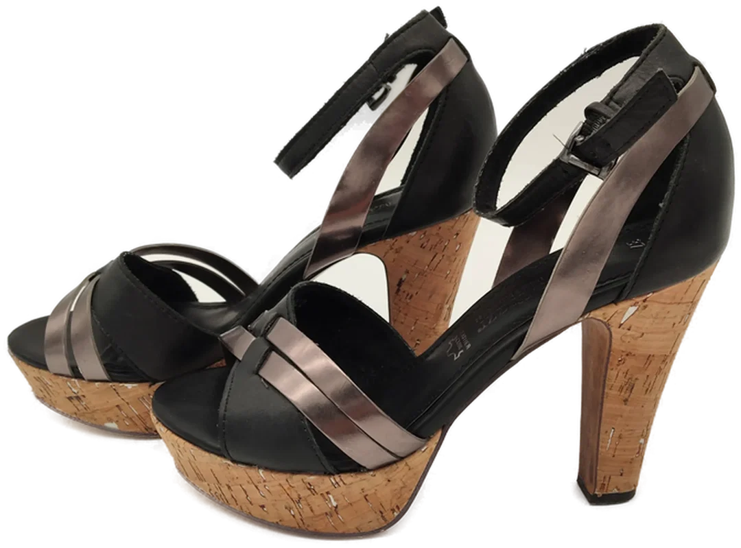 Marco Tozzi Leder-Sandalette Gr.37 | Sommerabend – Bild 2